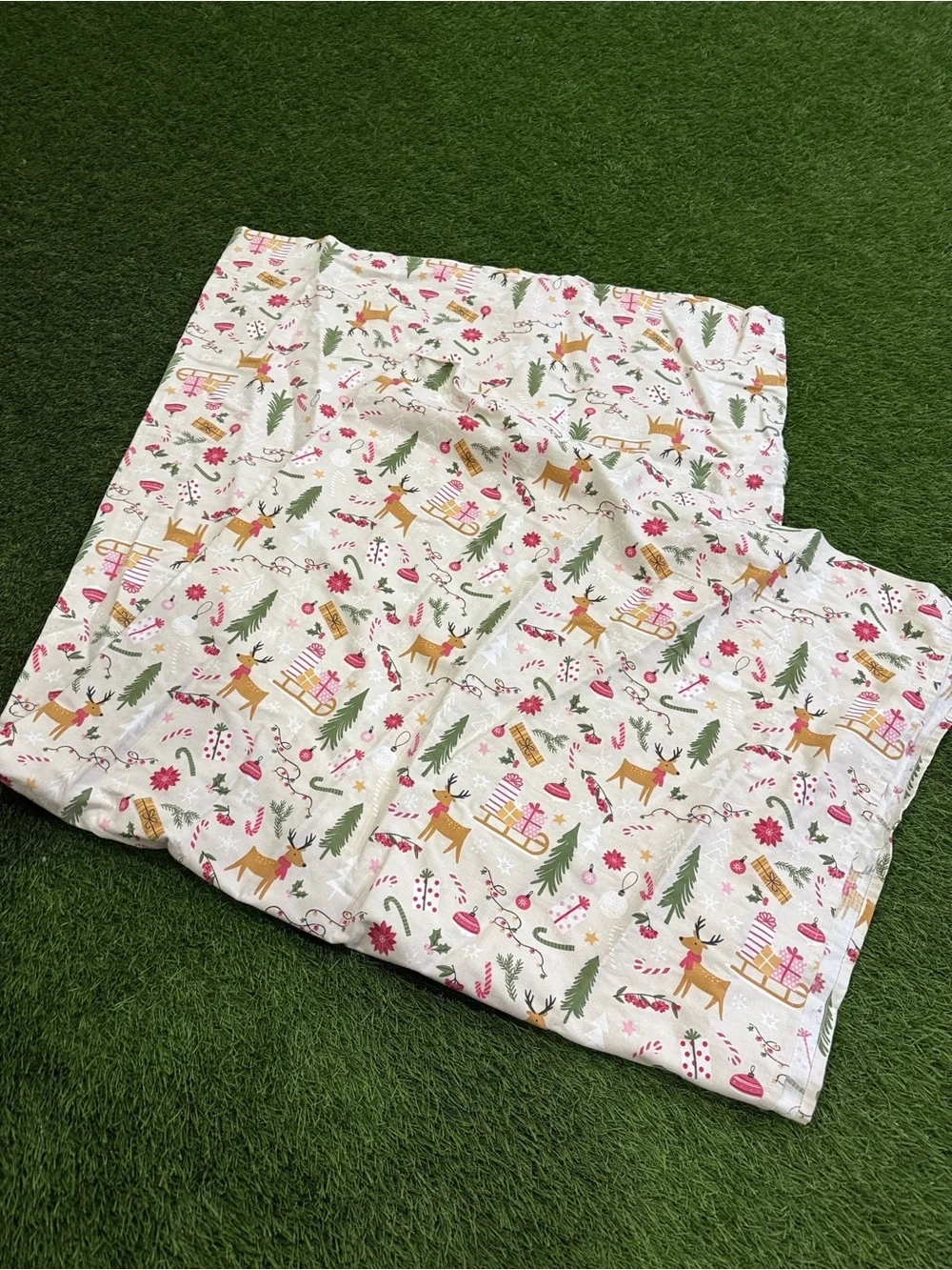 Christmas Fabric Shower Curtain